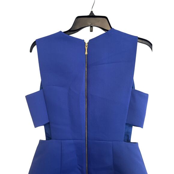 Kate spade new york Side Cutout a-line Dress Sz 2 Blue $398 NWT - Picture 12 of 13